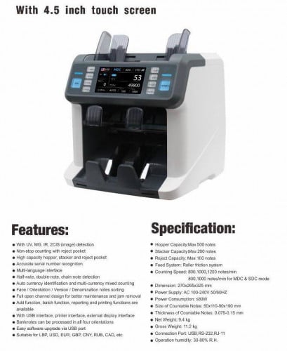 Bill counter PSP 9900