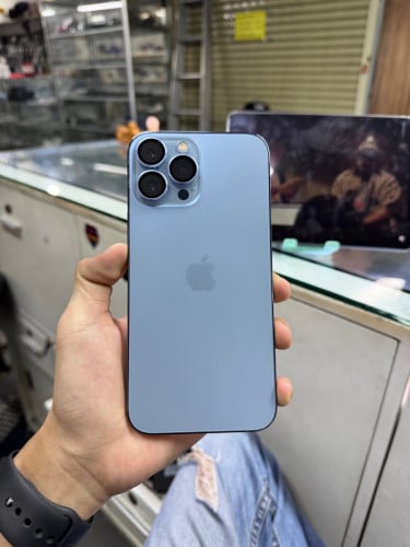 iPhone 13 Pro Max ZP 512G Sim2 eSIM អេក្រង់ស្រុីន ម៉ាសុីនស្រុីន ដូរថ្ម