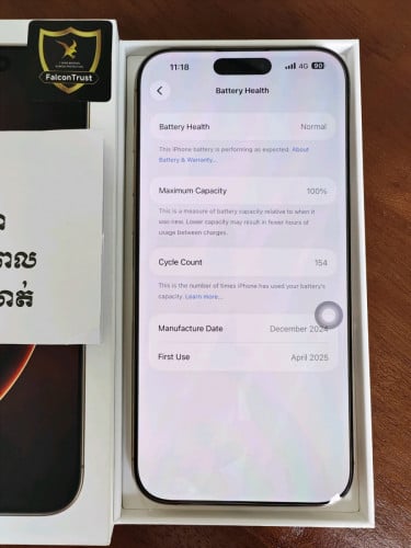 iPhone 16 pro max 256GB X/A 99.9%