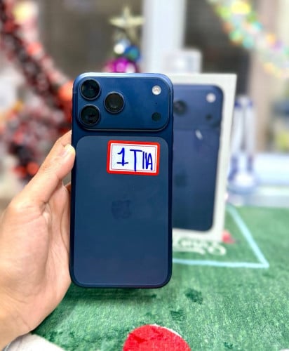 iPhone 17 Pro Max ទំហំផ្ទុក (1T) Color Deep Blue តួស្អាត 99.999% LL/A