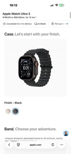 Iwatch Ultra 3 49mm ZA NEW NA 799$