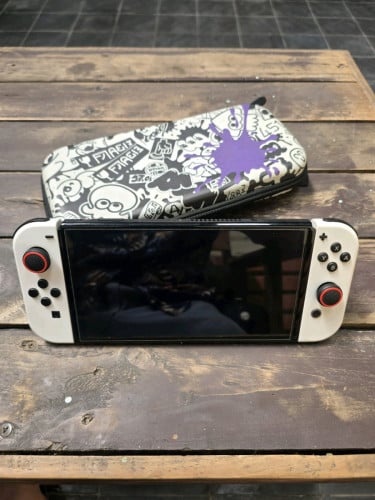 Switch OLED JB 256G ស្អាត99%សំណុំ