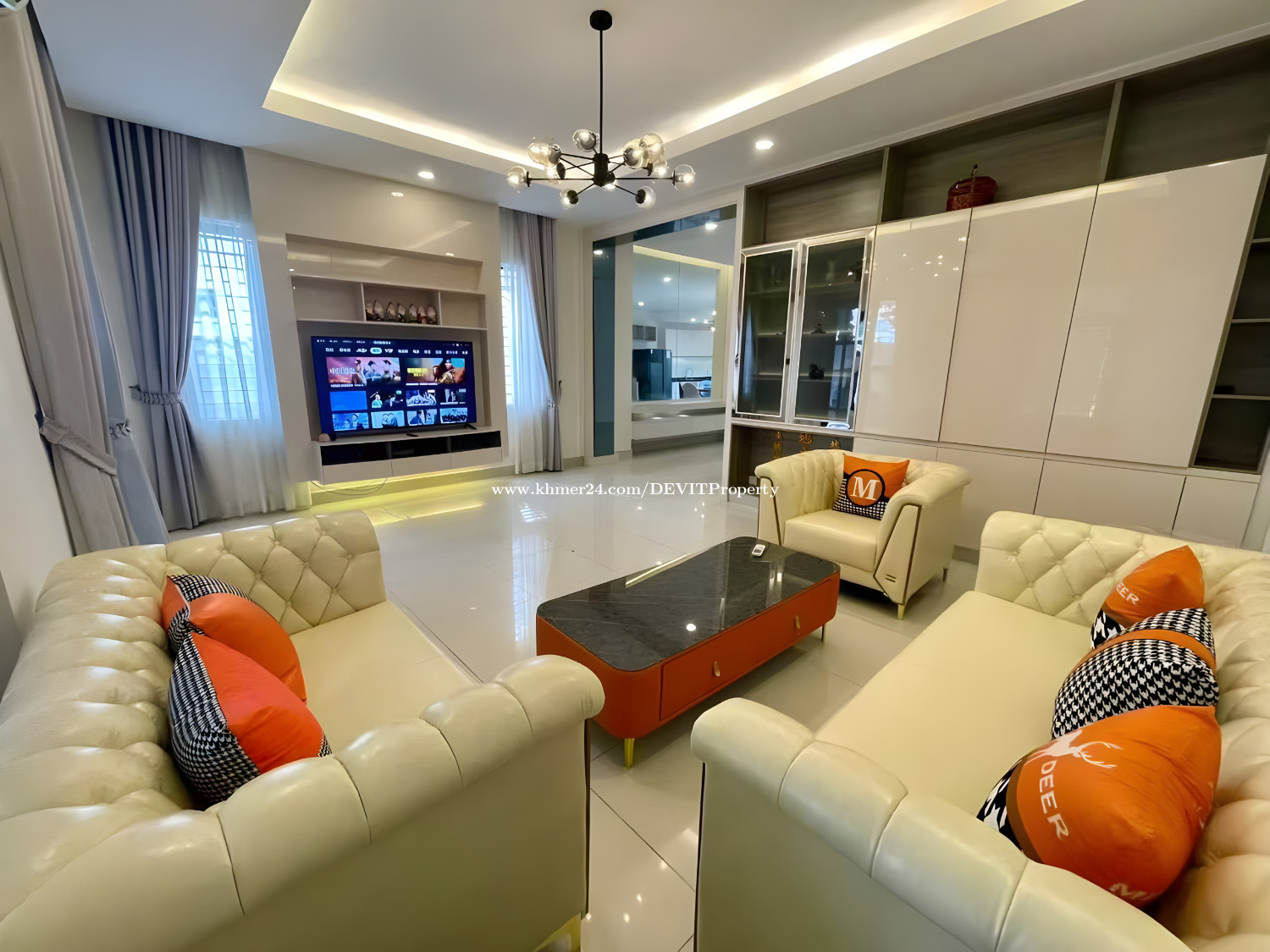 ๐
๐จ๐ซ ๐๐๐ง๐ญ: 5-Bedroom Villa- Borey Peng Huot Boeung Snor