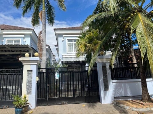 ផ្ទះសម្រាប់ជួលនៅបុរី អង្គរភ្នំពេញ / Twin Villa for Rent at Borey Angkor Phnom Penh, Khan Sen Sok