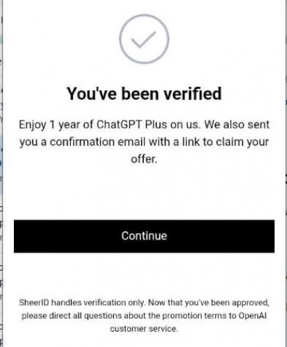 Chatgpt plus 1 year