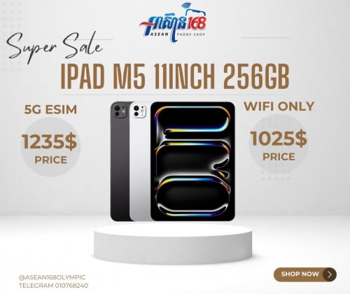 iPad M5 Wifi 11inch 256GB LLA NA