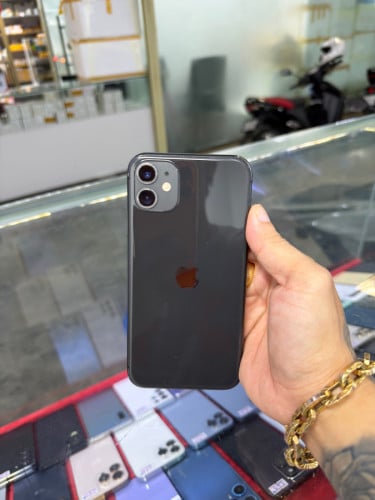 iPhone 11 Black CH/A Sim2 HD128GB Phone Condition 97% , 🔋80% , អត់ស្កេនមុខ , អេក្រង់GX