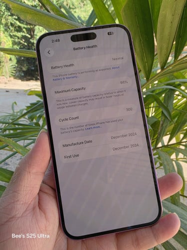 iPhone 16+ 128g ពណ៍ផ្កាឈូក