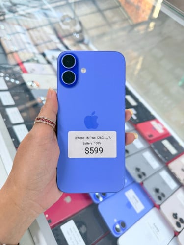 iPhone 16 Plus 128G LL/A Esim សំនុំហ្ស៊ីន​ ស្ទើរ​តួ ​មួយទឹកអាមេរិក
