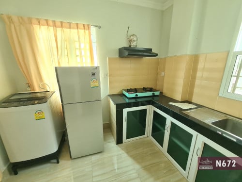 N672  | Elevator Apartment 1 Bedroom For Rent in Toul Kork