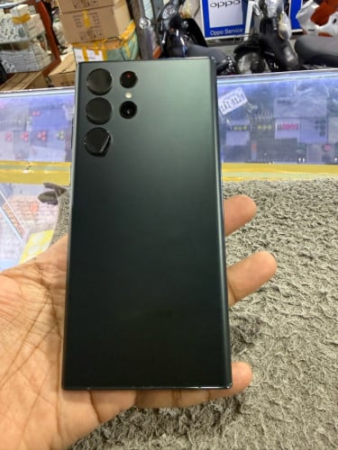 Samsung S22ultra Ram12G Memory256G ក្រុមហ៊ុនសុីមពីរ មានឆ្នាំងសាក