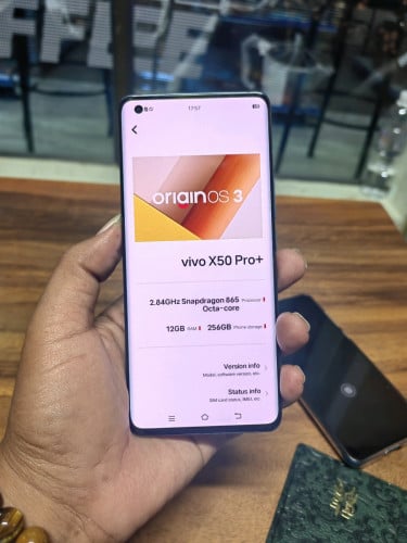 Vivo x50pro + sim2 ram12G /.256G / CH /
