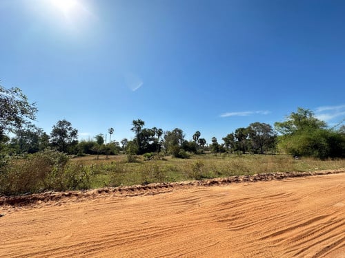 ដីលក់ អាចសាងសង់ការាសសាំង ឬលក់គ្រឿងសំណង់បាន ជាប់ប្រឡាយ ហុងស៊ុយល្អមានដង្ហើមទឹក