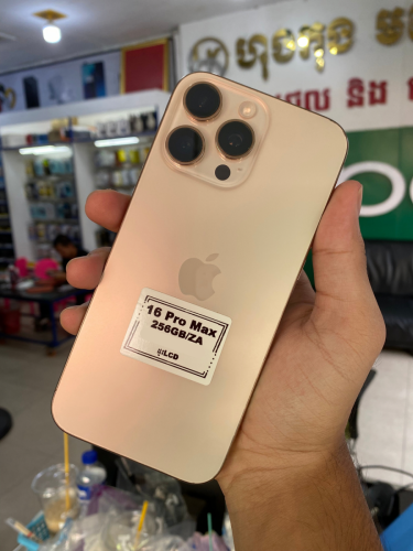 16 ProMax 256GB/ZA SIM2 តម្លៃល្អម៉ាសុីនហ្សុីនដូរអេក្រង់ហ្សុីននៅស្អាត98.99%