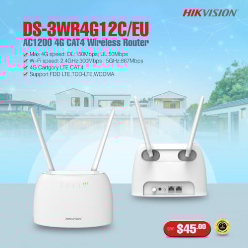 Hikvision Router Model DS-3WR4G12C/EU គឺជាប្រភេទ Router