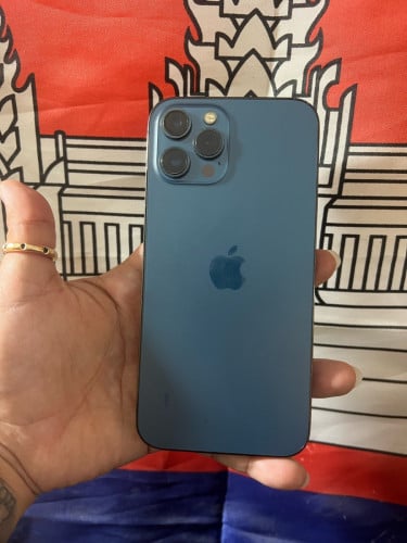 I phone 12 pro max / 256g / no scan អេក្រង់ gx លក់តំលៃក្រោមទីផ្សារនៅកម្ពុជា 225$ ដាច់