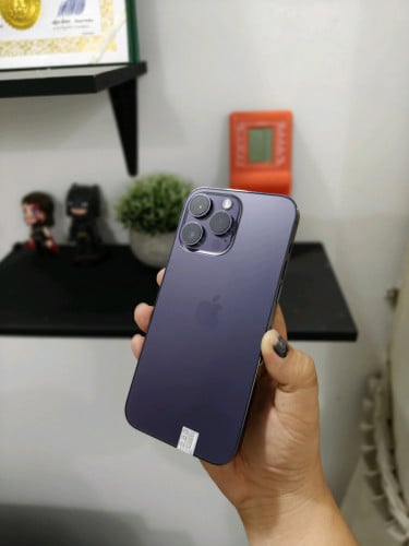 iPhone 14 Pro max 128g ZA 99% sim2 សានុំហ្សីន