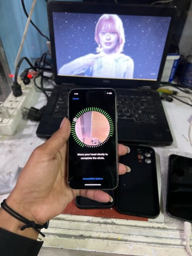 iPhone X សាណុំស្អាត មានស្គេន 64g LL/A តួ90%អេក្រង់GX