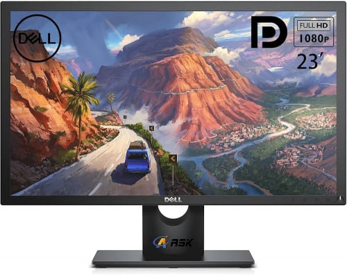 Monitor Dell 23 inch FHD W-LED / 1920 x 1080 / Port DP and VGA នៅស្អាត