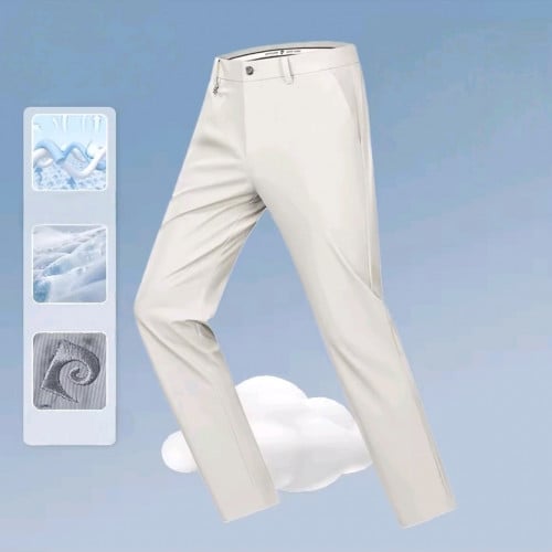 Pierre Cardin | Ice Silk Breathable Stretch Straight Leg Business Pants