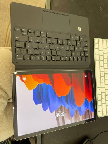 samsung galaxy tab s7 cellular 256gb + original keyboard cover