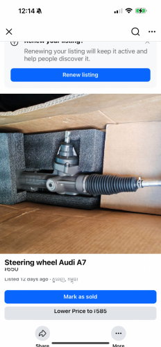 Steering wheel Audi A7