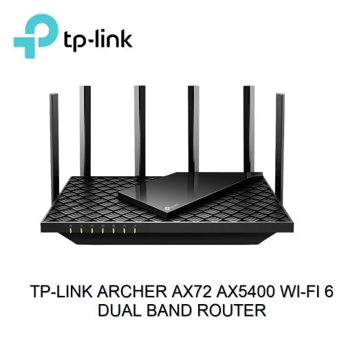 TP-Link AX5400 Dual-Band 6-Stream Gigabit Wi-Fi 6 Router Archer AX72