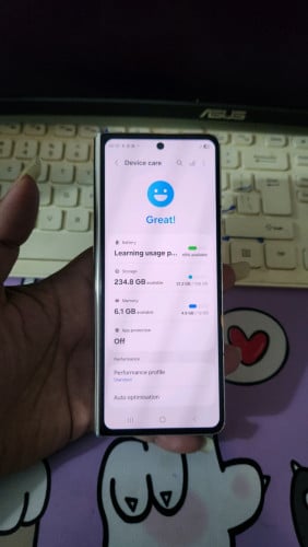 Z fold 4 SIM 2 ខូចអេក្រង់ខាងក្នុងខាងក្រៅប្រើបានធម្មតា