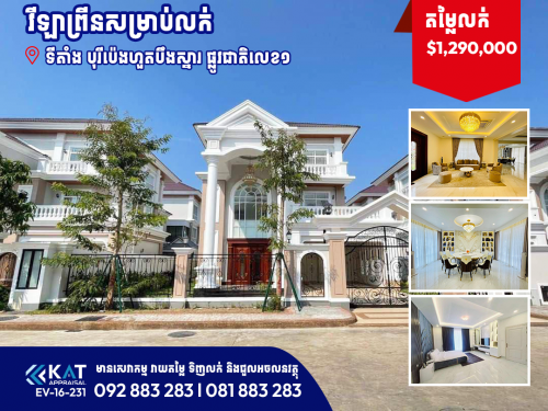 វីឡាព្រីនសម្រាប់លក់ | Prince Villa For Sale