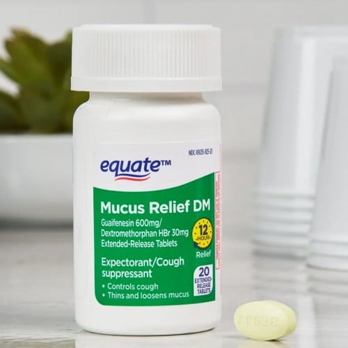 💊 Equate Mucus Relief DM – USA 🤧 ក្អកច្រើន ស្លេសច្រើន? ឈឺទ្រូង?