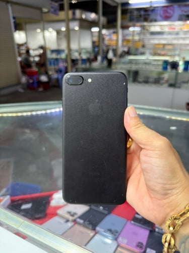 iPhone 7 Plus Black LL/A HD128GB Phone Condition 95% 🔋100% , ម៉ាស៊ីនហ្សីន , អេក្រង់ហ្ស៊ីន