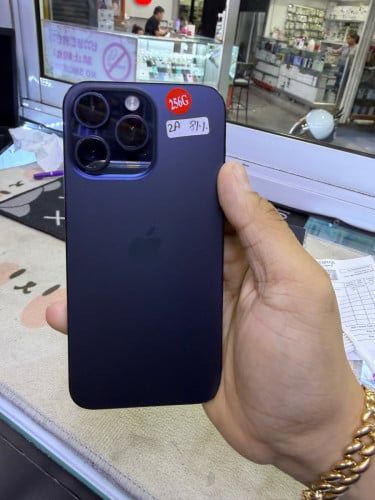 Iphone15promax ZA sim2 battery 81% ហ្សីន100%