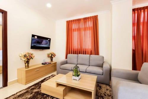 Service apartment 2 bedrooms for rent in BKK2 area