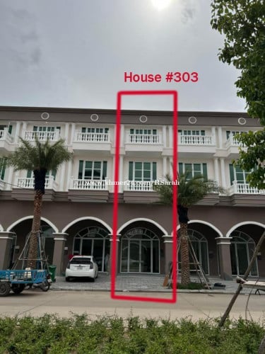 Shop House #303 for Sale -Borey Orkide 6A