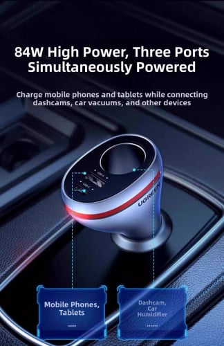 UGreen Car Charger + 1 Port + 30W Type C