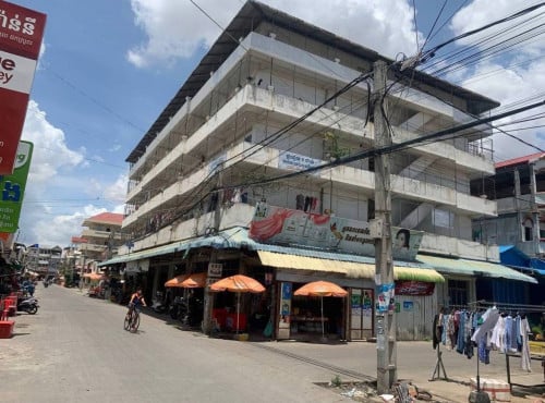 អគារមានបន្ទប់ជួលនៅជិតរោងចក្រQMI ចោមចៅមានចំណីល4ពាន់លក់ធូរ60មឺុនចរចា