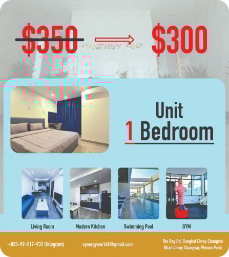 1 Bedroom Apartment in Chroy Changva