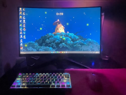 aoc g1 series 24 144hz 1ms អេក្រង់កោង