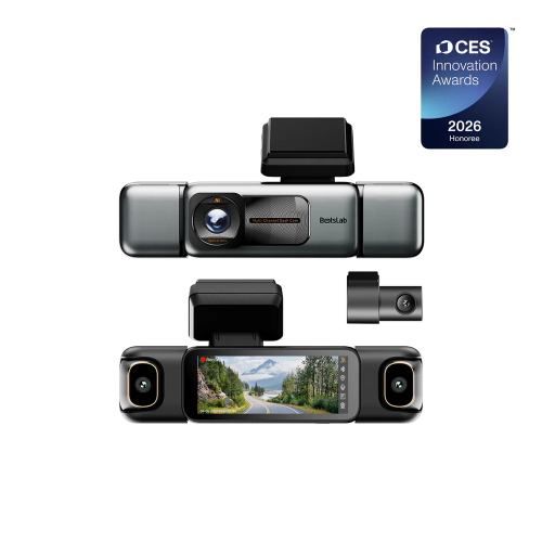 BOTSLAB Dash Cam 4 Channel