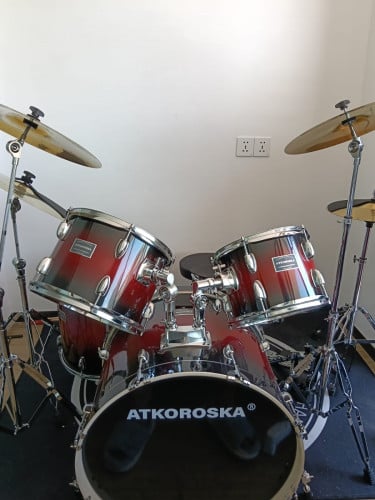 Drum set for sale. With free guitar
