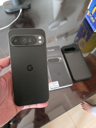 Google Pixel 9 Pro XL ស៊ីម២ (Sim1+eSim) Ram 16G/256G សានុំហ្ស៊ីនស្អាតដូចថ្មី 99%