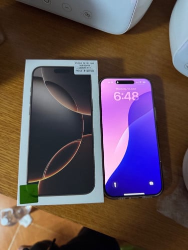 Iphone 16 pro max X/A នៅប្រអប់ថ្មី 99% 256g