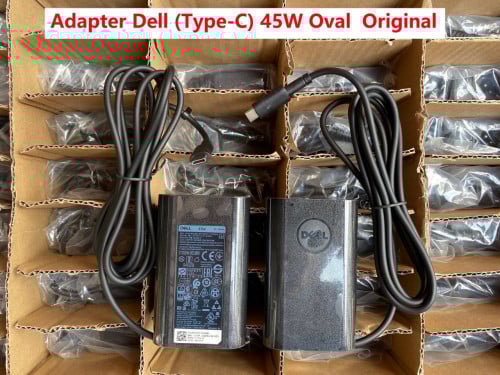 - Adapter Dell (Type-C) 45W Oval Original ឥវ៉ានមាននៅក្នុងស្តុកគ្រប់មុខ មានធានា1ខែ