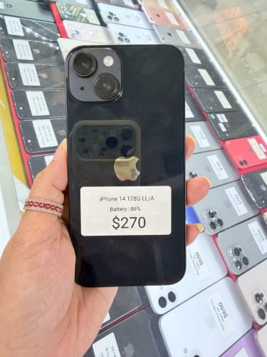 iPhone 14 128G សំនុំហ្សីន​ ស្ទើរ​កញ្ចក់​​ មួយទឹក​អាមេរិក​