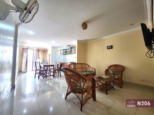 N206 | Fully Furnished 2 Bedrooms Apartment For Rent in Toul Tom Pong (Russian Mar