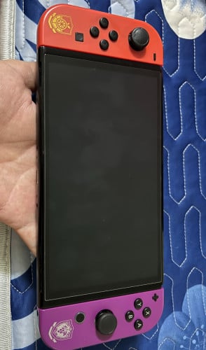 Sell switch oled Pokémon limited edition 256g jailbreak 98% គ្រឿងaccessories full set