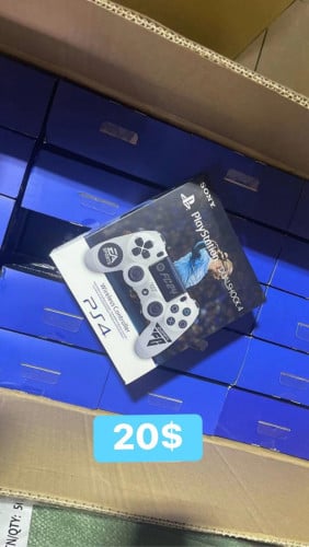 Wireless Controller PS4 ឥវ៉ានស្ដុកថ្មីបងៗ មានការធានា1ឆ្នាំពេញបងៗ