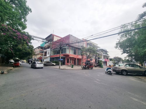 វីឡាកែង នៅដូនពេញ លក់ | Corner Villa in Daun Penh For Sale