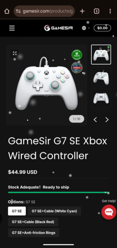 តម្លៃពិសេស Gamesir g7 se ថ្មីប្រអប់