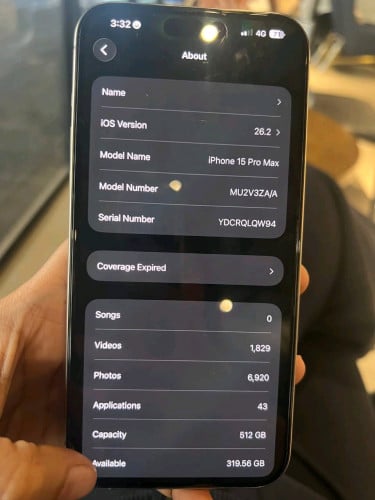 លក់ Iphone 15 Pro Max ZA/A 512G